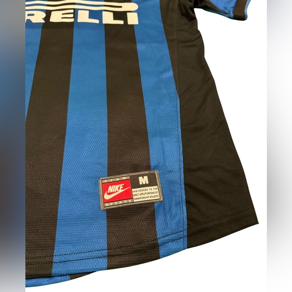 INTER MILAN 98-99 RONALDO #9 HOME RETRO JERSEY - Picture 3 of 7